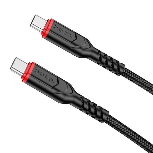 HOCO X59 Victory USB-C a USB-C 60W 1M Negro