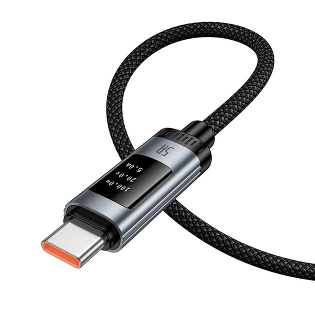 HOCO U148 – Cable USB-A a USB-C 100W con Pantalla Digital - Imagen 3