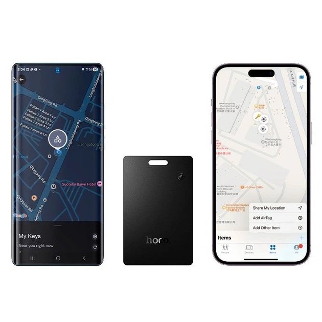 HOCO E102 Nida Smart Tracker Tarjeta Localizador Apple Find My / Android Find Hub - Imagen 2