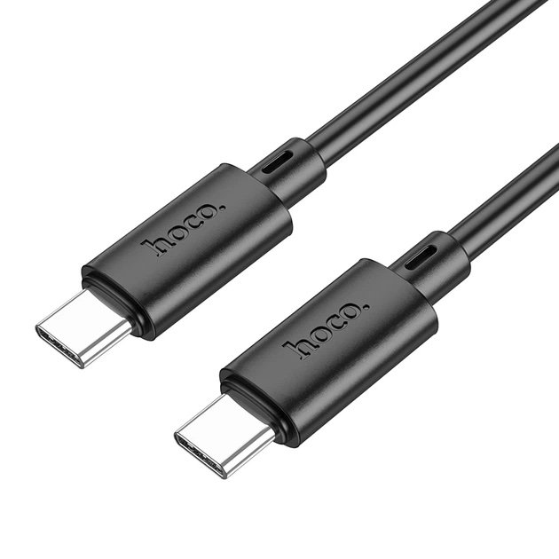 Cable HOCO X88 Gratified USB-C a USB-C 60W de 1 Metro Negro
