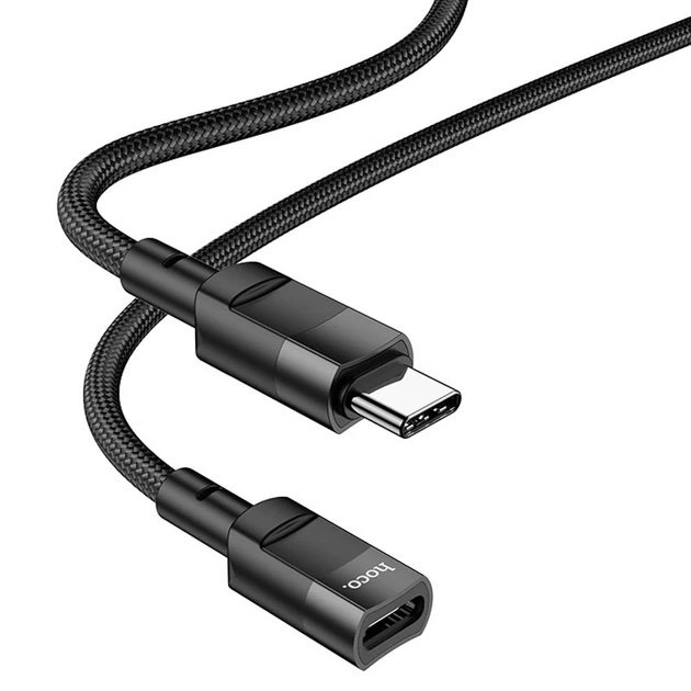 HOCO U107 Cable Extensor USB-C Macho a Hembra 1,2 m