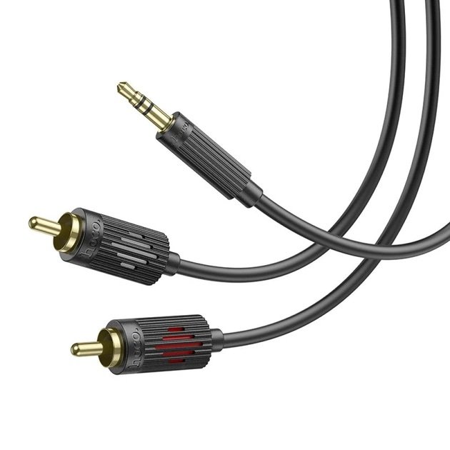 Cable de Audio HOCO UPA28 Jack 3,5 mm a 2 RCA de 1,5 m - Imagen 2
