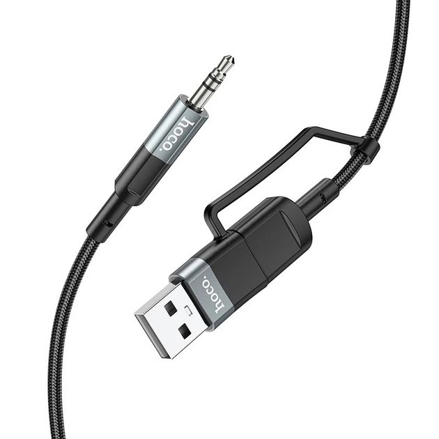 HOCO UPA23 – Adaptador de Audio USB-C y USB-A a Jack 3.5 mm - Imagen 2