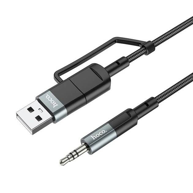 HOCO UPA23 – Adaptador de Audio USB-C y USB-A a Jack 3.5 mm - Imagen 3