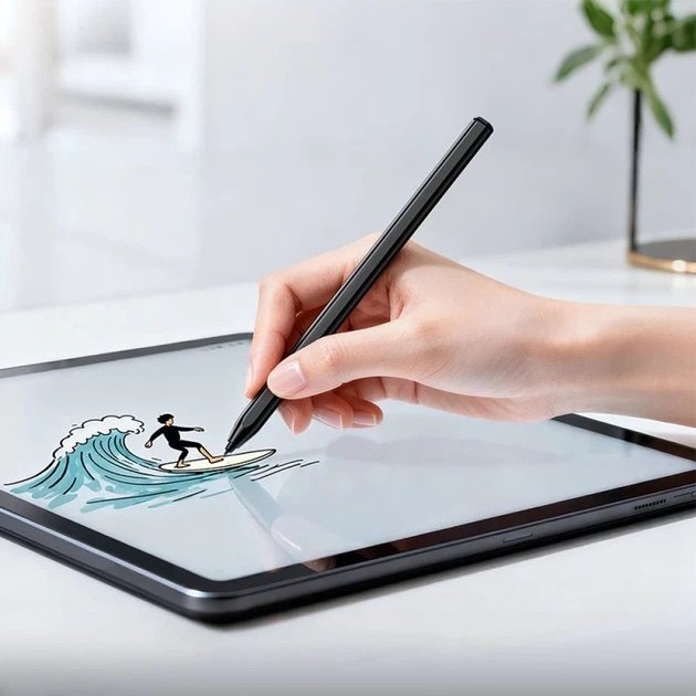 Lápiz Digital HOCO GM115 Smart para Samsung Galaxy Tab, Kindle Scribe y ReMarkable – Negro - Imagen 3