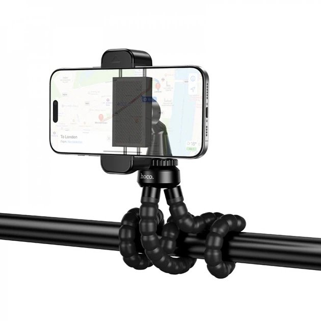 Soporte Trípode Flexible HOCO H101 Sunrise Octopus 360° para Celular - Imagen 3