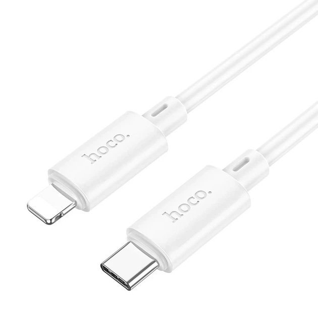 Cable HOCO X88 USB-C a Lightning Blanco 1 Metro – Carga Rápida PD 20W